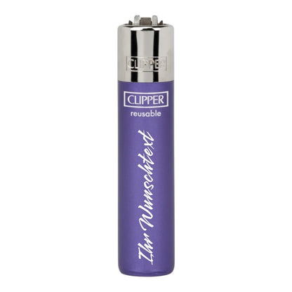 Clipper Large Crystal Lila (Auf Wunsch mit Gravur)