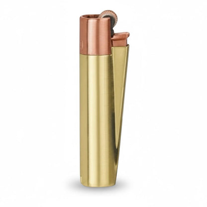 Clipper Metal Large GOLD MARBLE Rosegold - Gold (Auf Wunsch mit Gravur)