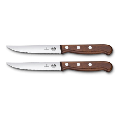 Victorinox Wood Steakmesser-Set, 2-teilig, 12 cm
