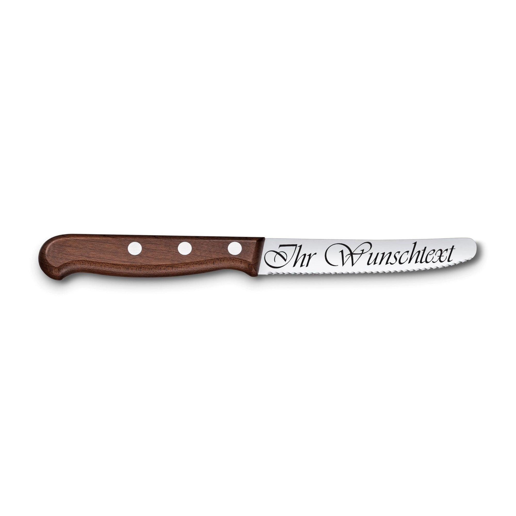 Victorinox Wood Tomaten- und Tafelmesser, 11 cm mit Gravur