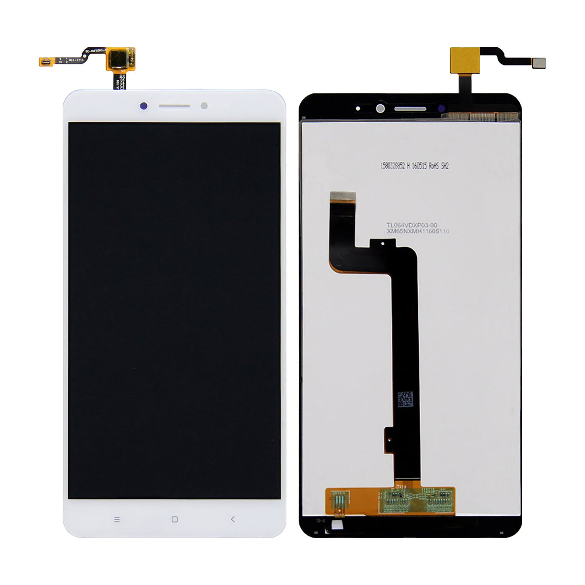 Xiaomi Mi Max 2 Display und Digitizer ohne Rahmen, Weiß (OEM)