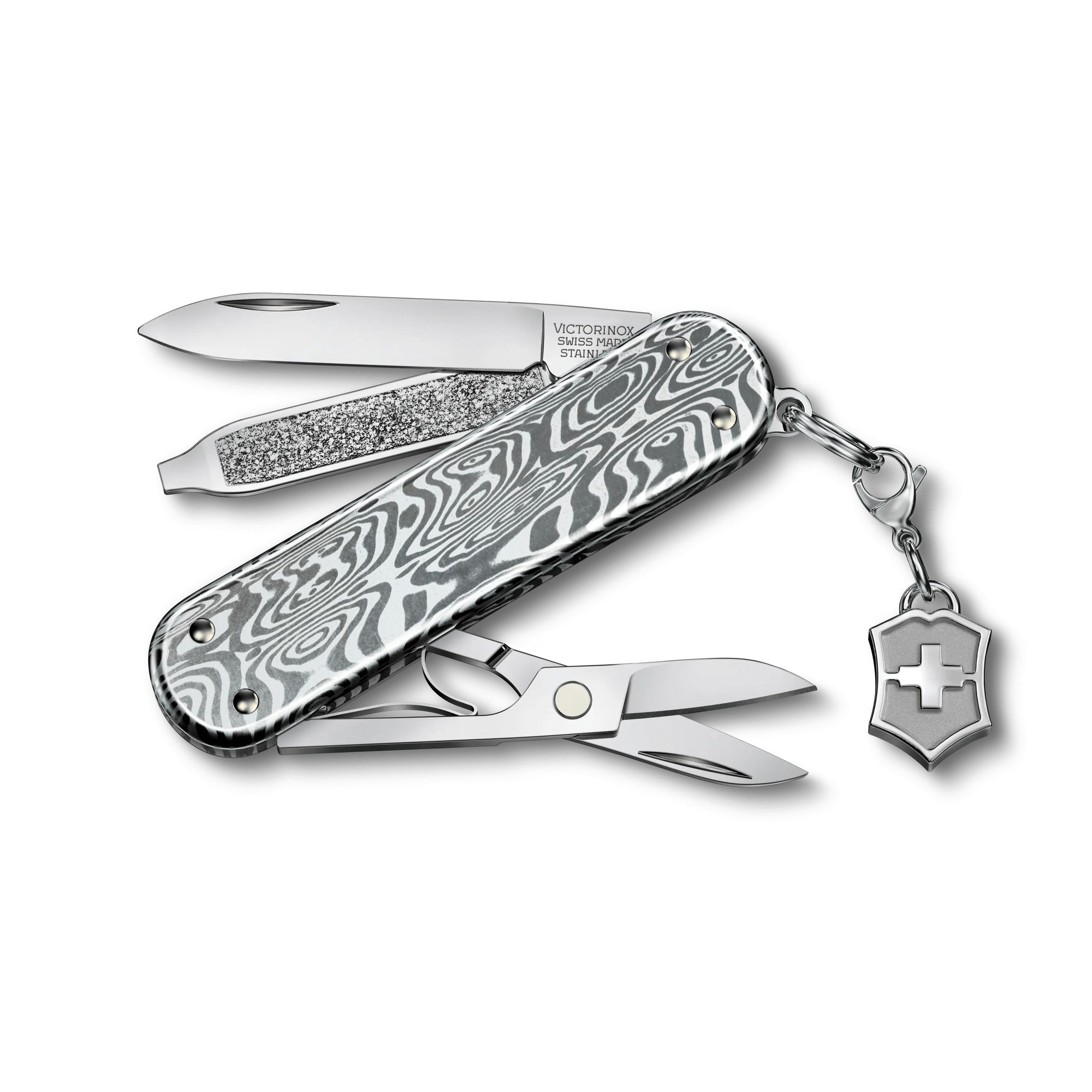 Victorinox Classic SD Brilliant Damast mit Gravur