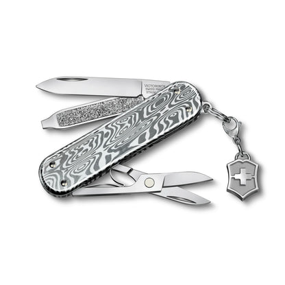 Victorinox Classic SD Brilliant Damast mit Gravur