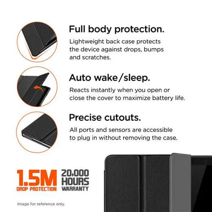 Eiger iPad 10.2 Smart Cover Hülle Storm 250m Schwarz