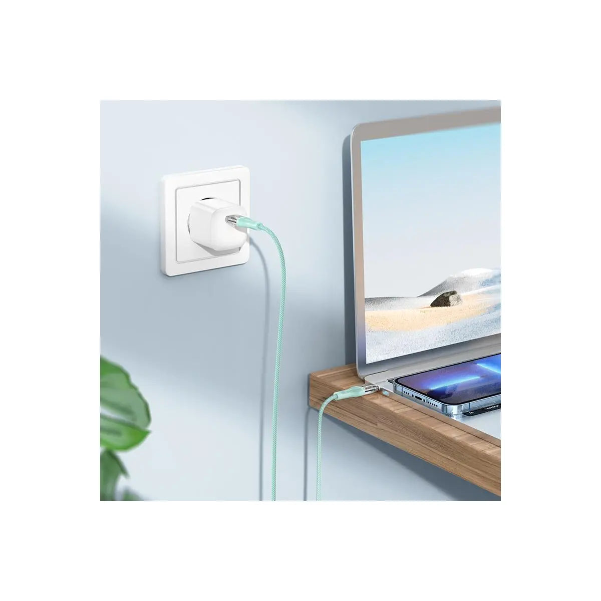 Hoco U111 USB-C zu USB-C Kabel 60W – Schnellladen & Datenkabel 1.2 m