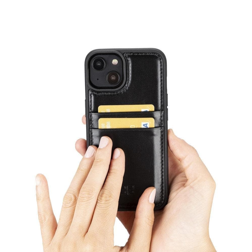 Leather Case for iPhone 15 Series with Card Holder Bouletta LTD