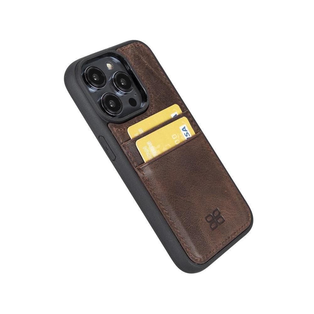 Leather Case for iPhone 15 Series with Card Holder Bouletta LTD