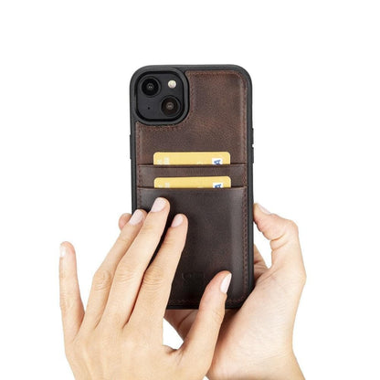 Leather Case for iPhone 15 Series with Card Holder Bouletta LTD