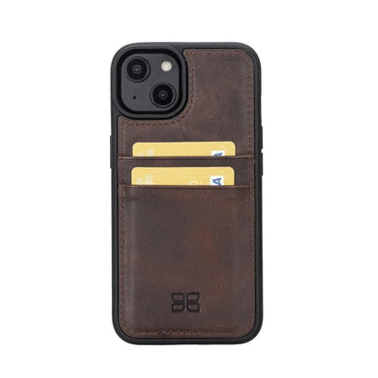 Leather Case for iPhone 15 Series with Card Holder Bouletta LTD