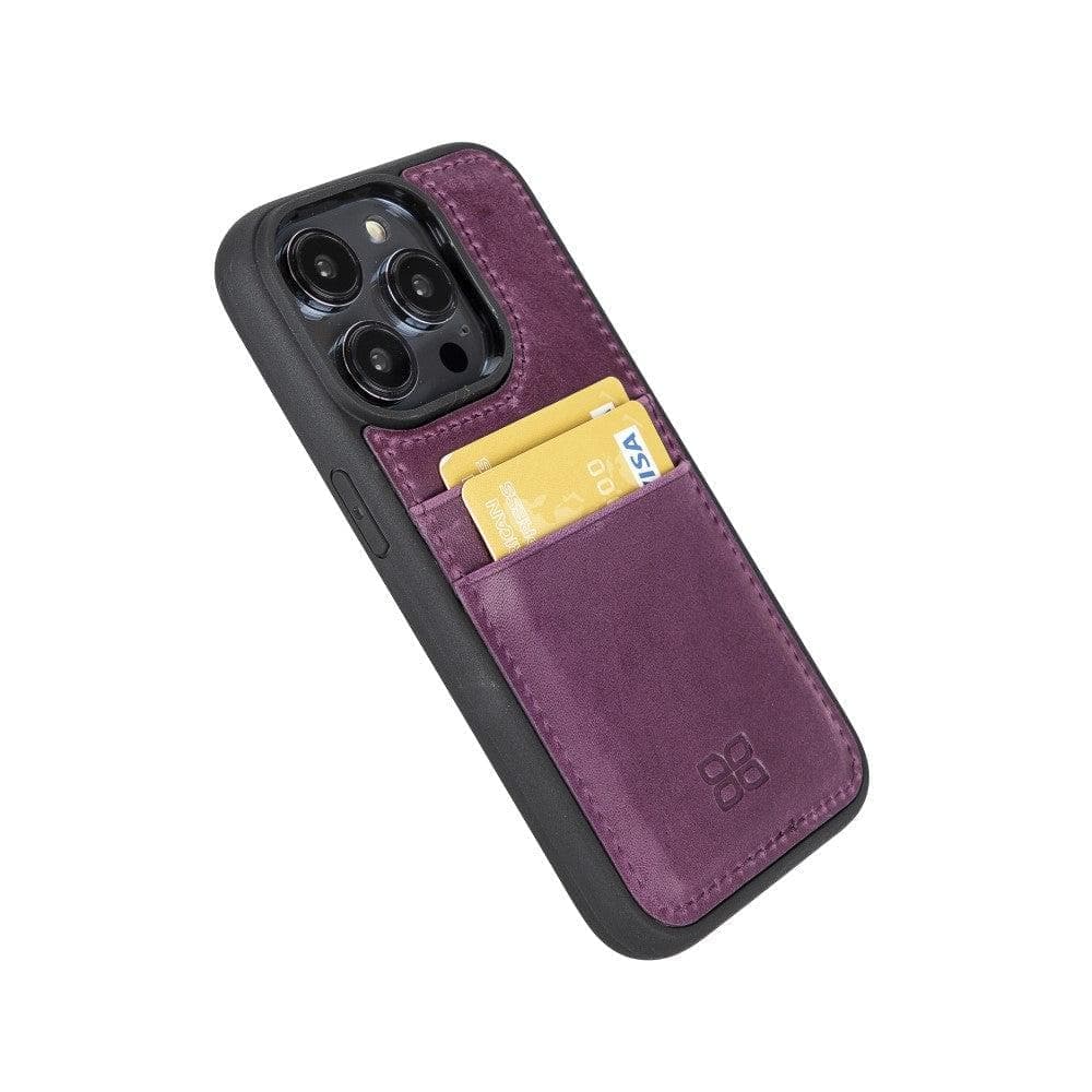 Leather Case for iPhone 15 Series with Card Holder Bouletta LTD