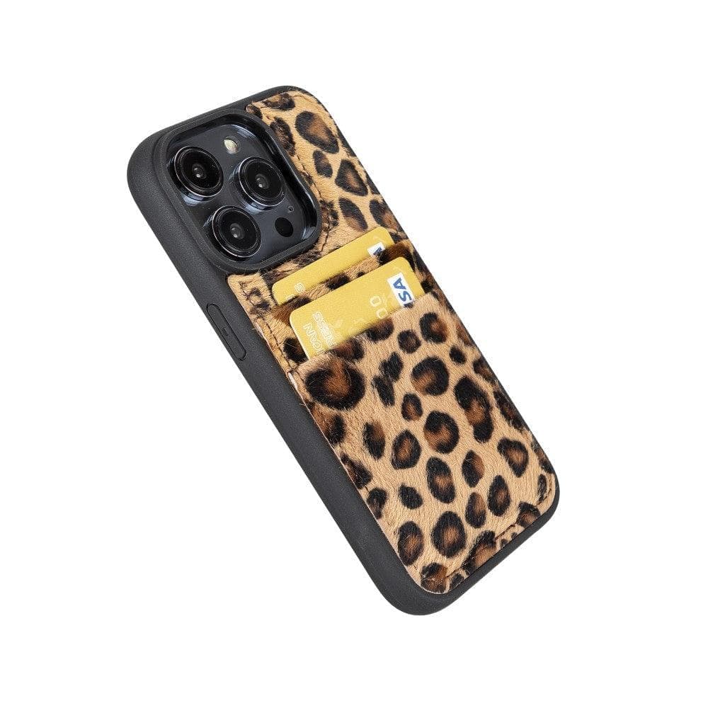 Leather Case for iPhone 15 Series with Card Holder Bouletta LTD