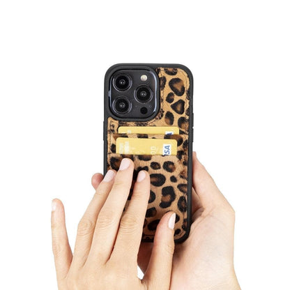Leather Case for iPhone 15 Series with Card Holder Bouletta LTD