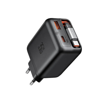 McDodo 35W GaN Ladegerät – Einziehbares Typ-C Kabel