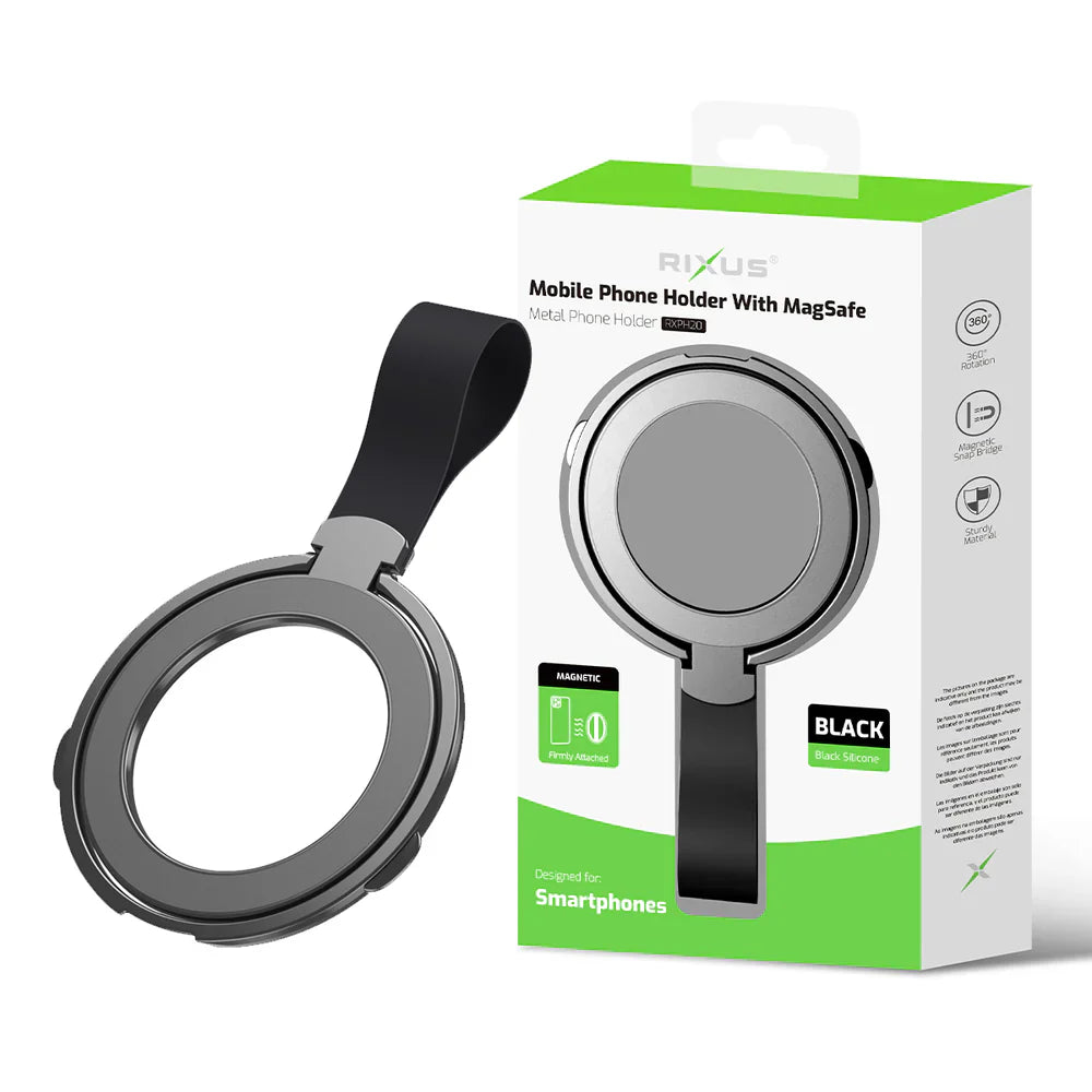 Magnetische Smartphone-Halterung (Schwarz) - Phonebazaar