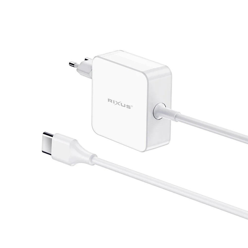 Rixus RXMCTC 87W USB-C Schnellladeadapter – Weiss