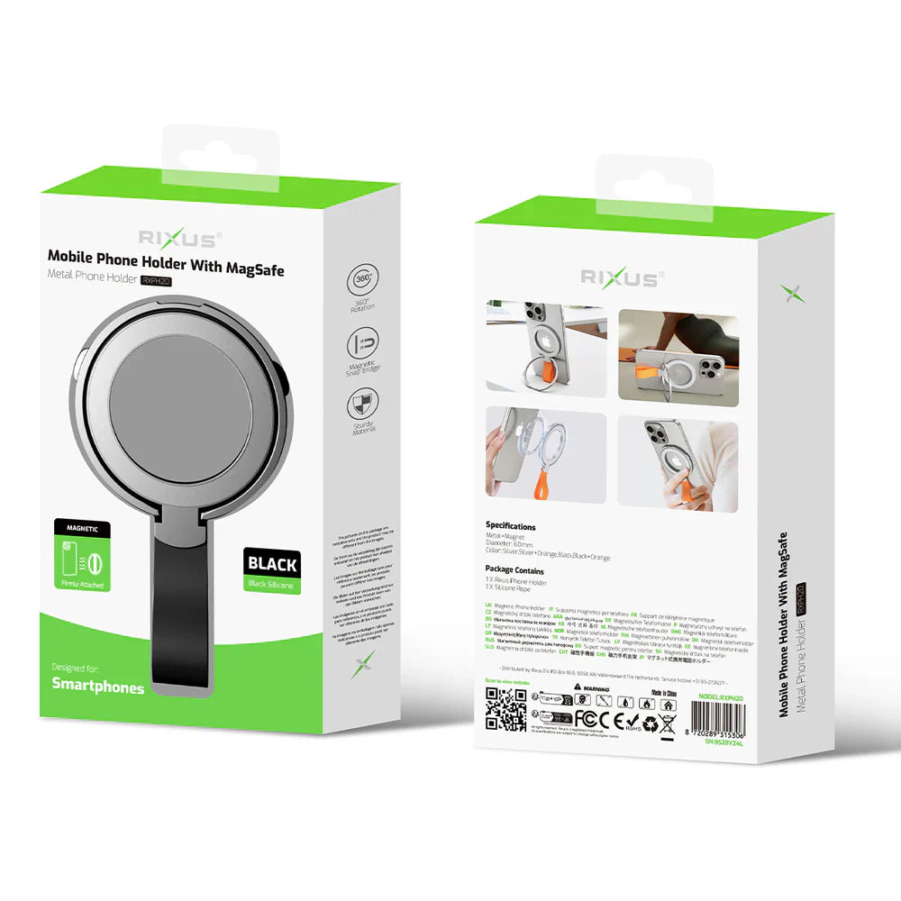 Magnetische Smartphone-Halterung (Schwarz) - Phonebazaar