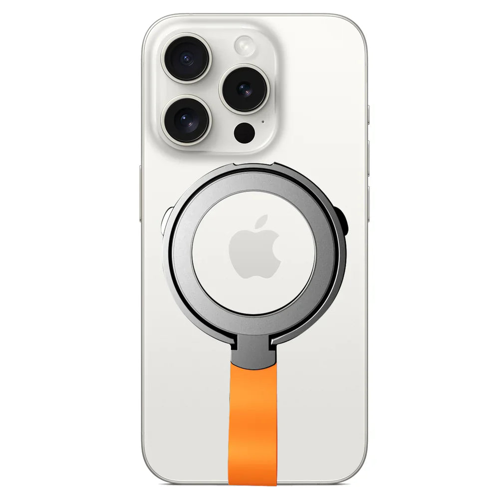 Magnetische Smartphone-Halterung (Schwarz + Orange) - Phonebazaar