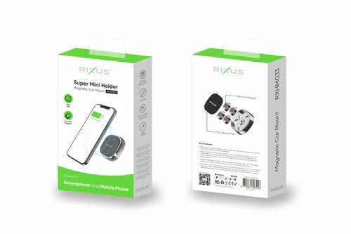 Rixus RXHM033 Super Mini Magnetische Handyhalterung fürs Auto - Phonebazaar