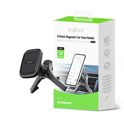 Rixus RXHM18 Magnetische Autolüftung Handyhalterung für Mercedes - Schwarz - Phonebazaar