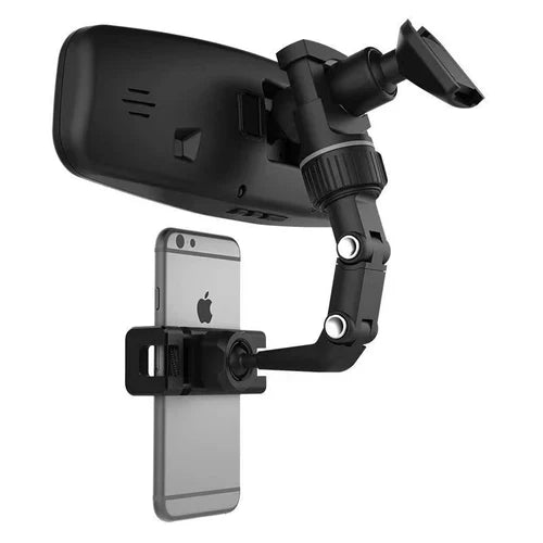 Rixus RXHM46 Universal-Rückspiegel-Handyhalter – Flexibel und Stabil - Phonebazaar