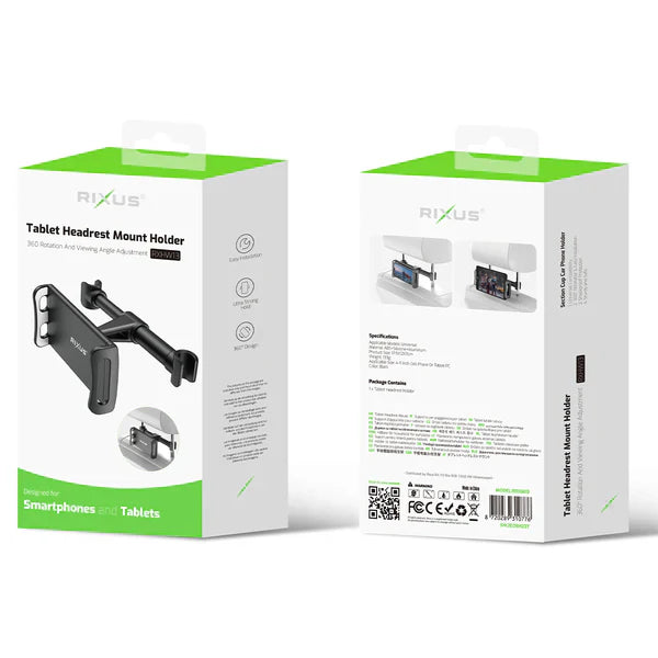 Rixus RXHW13 Tablet Headrest Mount Holder - Phonebazaar