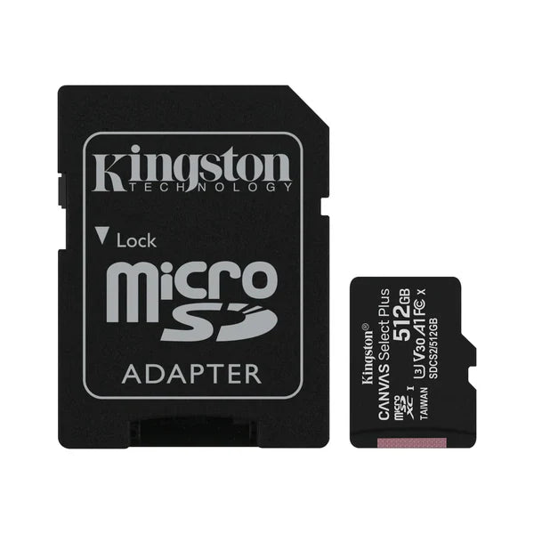 Kingston Canvas Select Plus microSD 512GB mit SD-Adapter