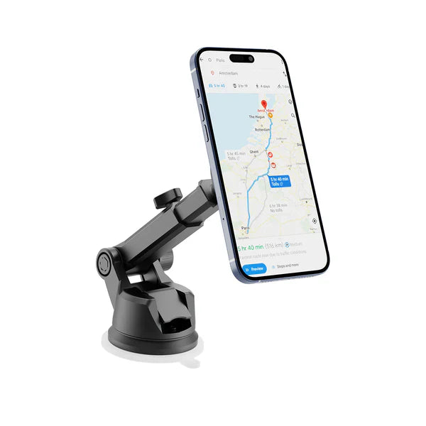 Rixus RXHM12 Dashboard Circle MagSafe Autohalterung – 360° drehbare Saugnapf-Halterung - Phonebazaar