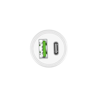 RIXUS – 38W Super-Schnell Auto Ladegerät | PD + QC 3.0 | Dual USB & Type-C Ports - Phonebazaar
