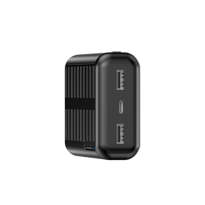 Rixus RXPB46 Solar Powerbank 20000 mAh Black - Phonebazaar