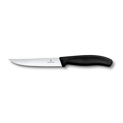 Victorinox Swiss Classic Gourmet Steak- und Pizzamesser, 12 cm mit Gravur