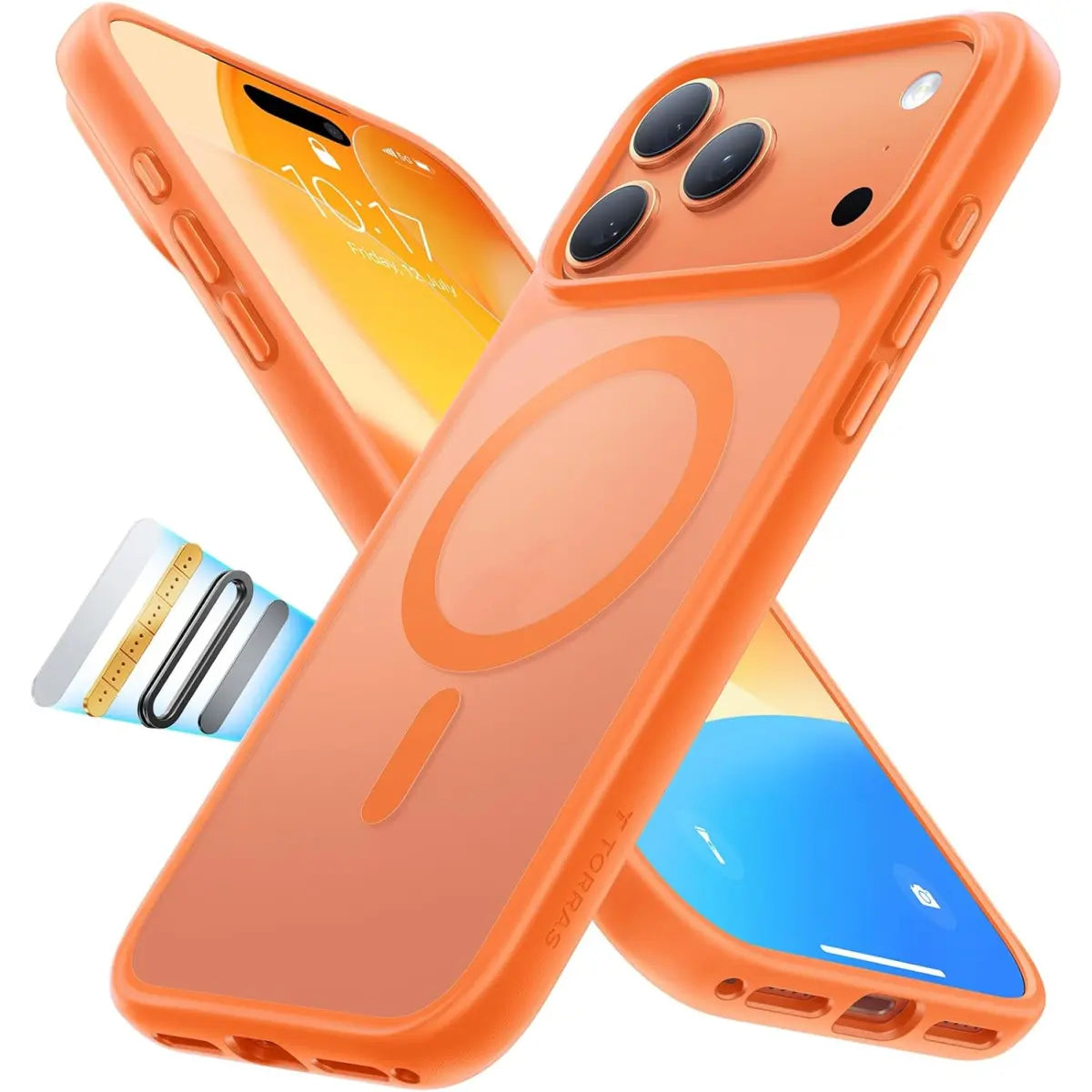 TORRAS Guardian MagSafe Hülle für iPhone 17 Pro – Orange