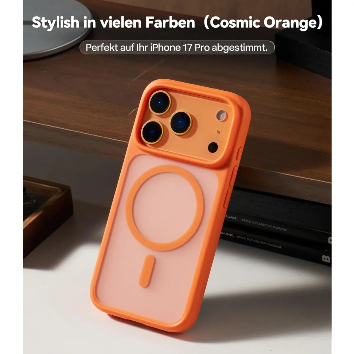 TORRAS Guardian MagSafe Hülle für iPhone 17 Pro – Orange