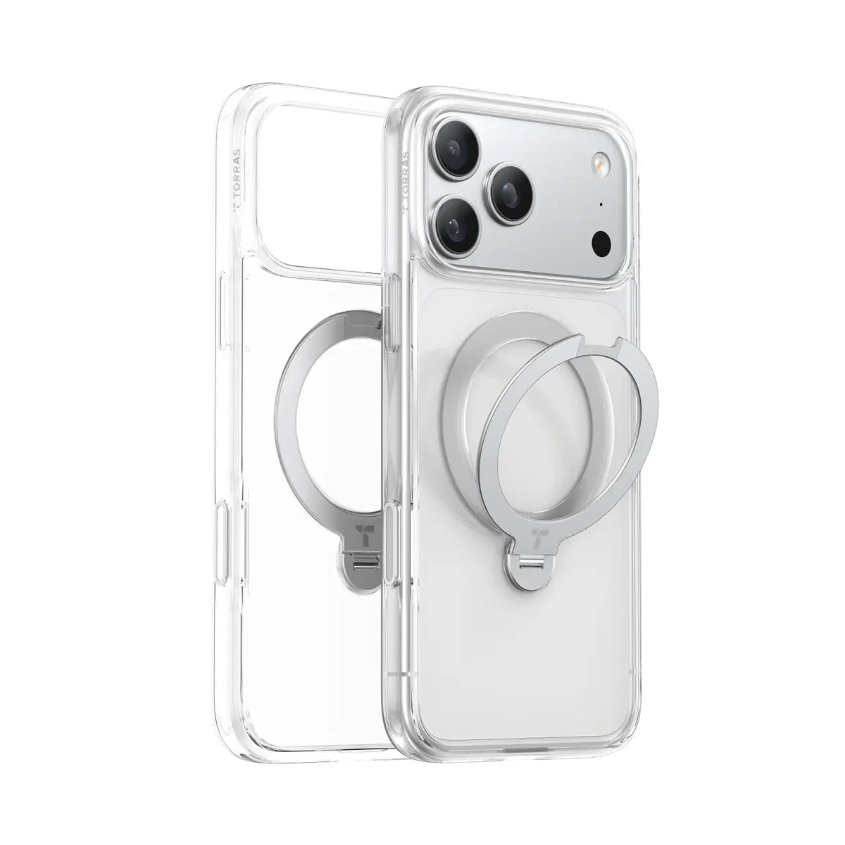TORRAS 360° Spin Case mit MagSafe für iPhone 17 Pro Max Klar