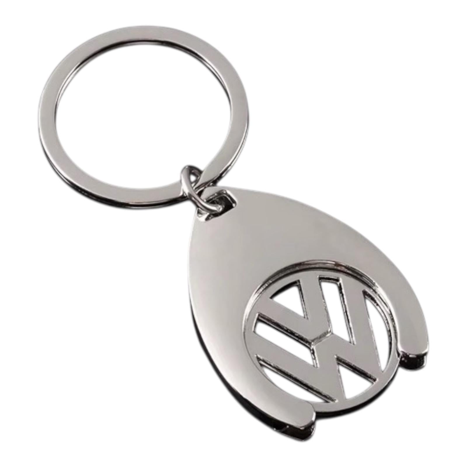 Volkswagen Chromstahl Autoschlüsselanhänger (Auf Wunsch mit Gravur)
