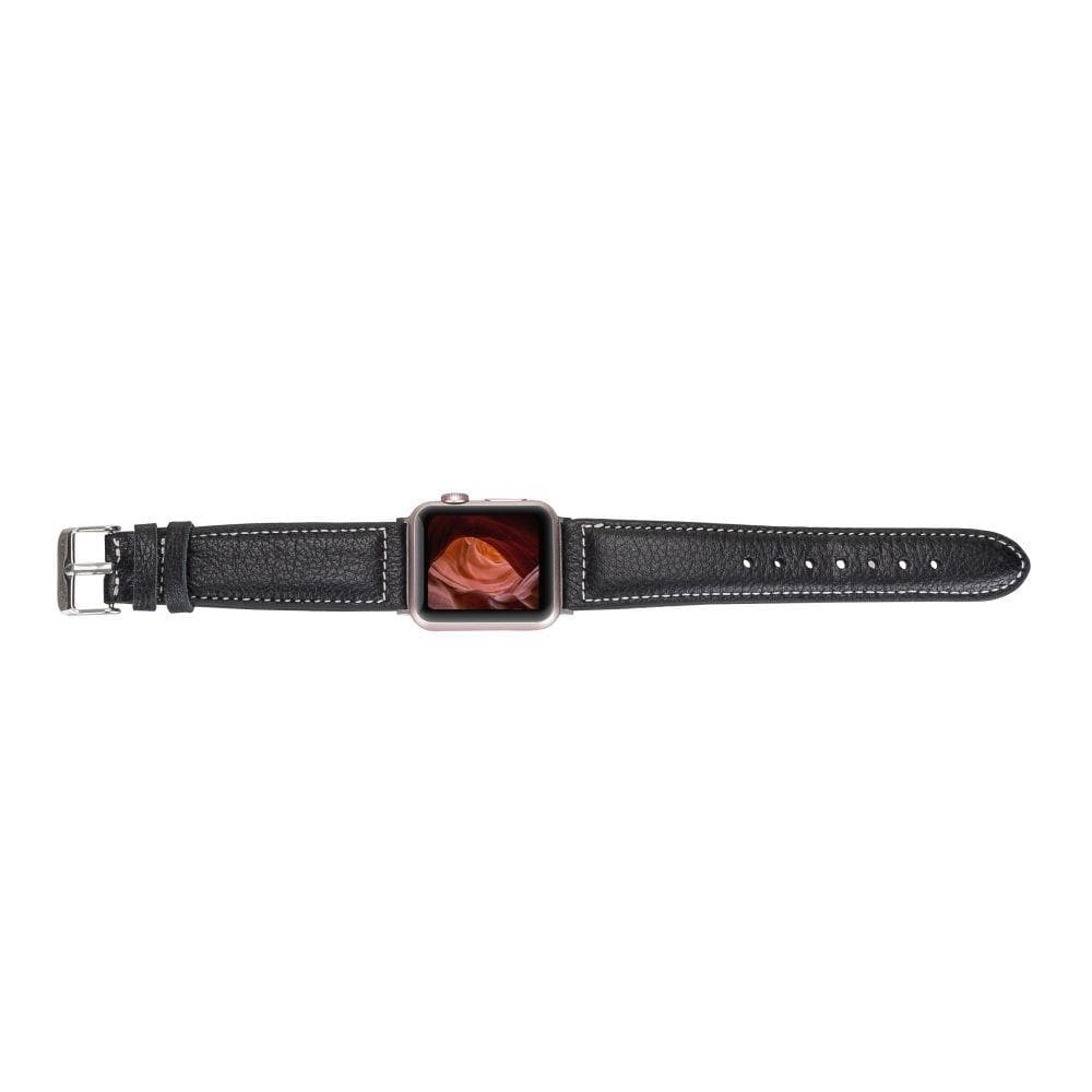 Watch Band Leather Apple Watch Bands - NM1 Classic Stitched Bouletta Shop