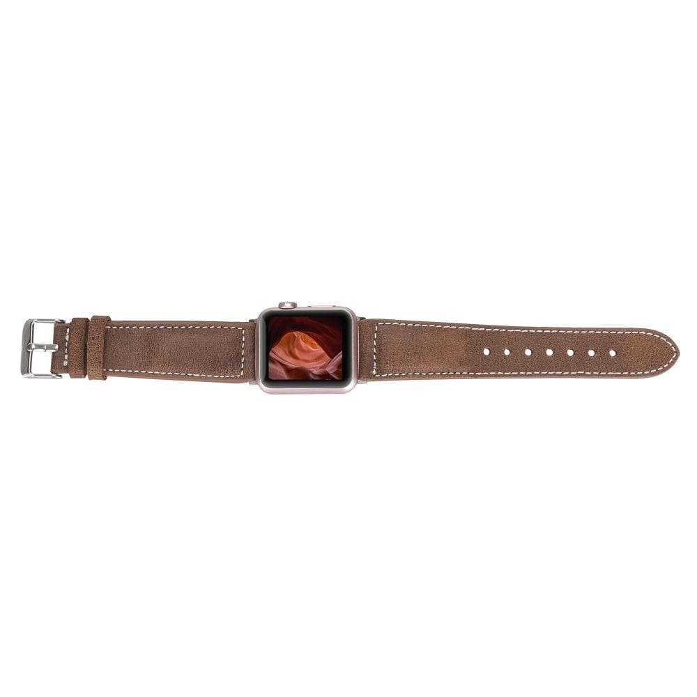 Watch Band Leather Apple Watch Bands - NM1 Classic Stitched Bouletta Shop