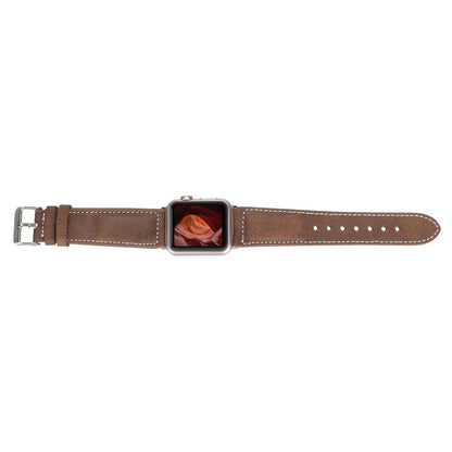 Watch Band Leather Apple Watch Bands - NM1 Classic Stitched Bouletta Shop