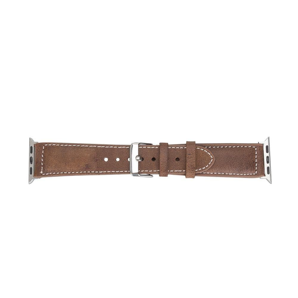 Watch Band Leather Apple Watch Bands - NM1 Classic Stitched Bouletta Shop
