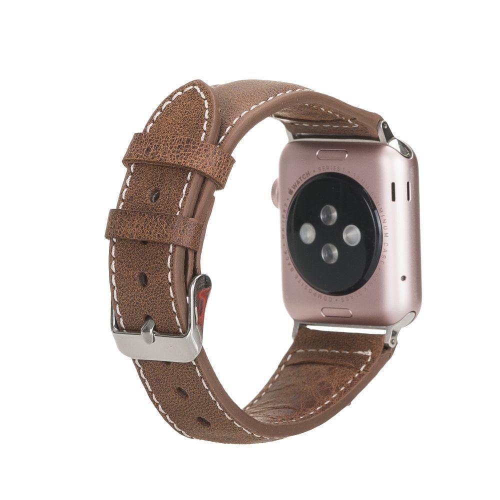 Watch Band Leather Apple Watch Bands - NM1 Classic Stitched Bouletta Shop