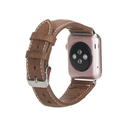 Watch Band Leather Apple Watch Bands - NM1 Classic Stitched Bouletta Shop