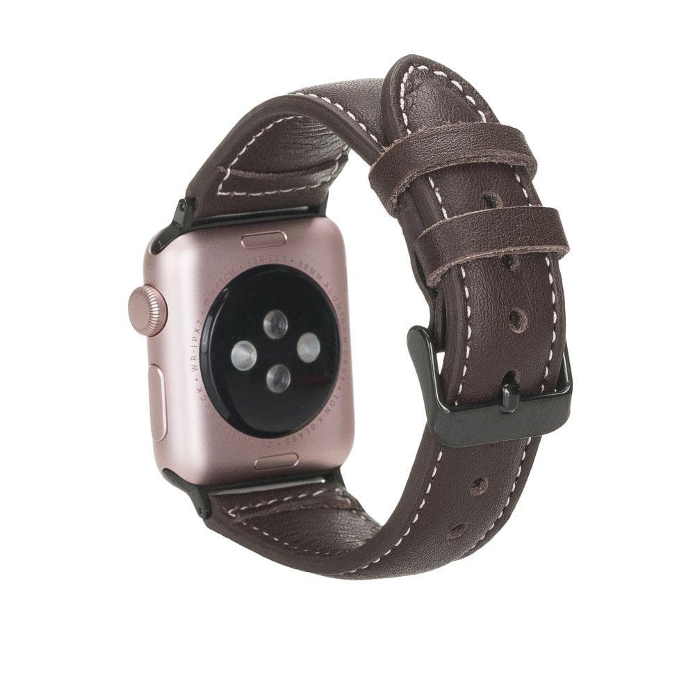 Watch Band Leather Apple Watch Bands - NM1 Classic Stitched Bouletta Shop