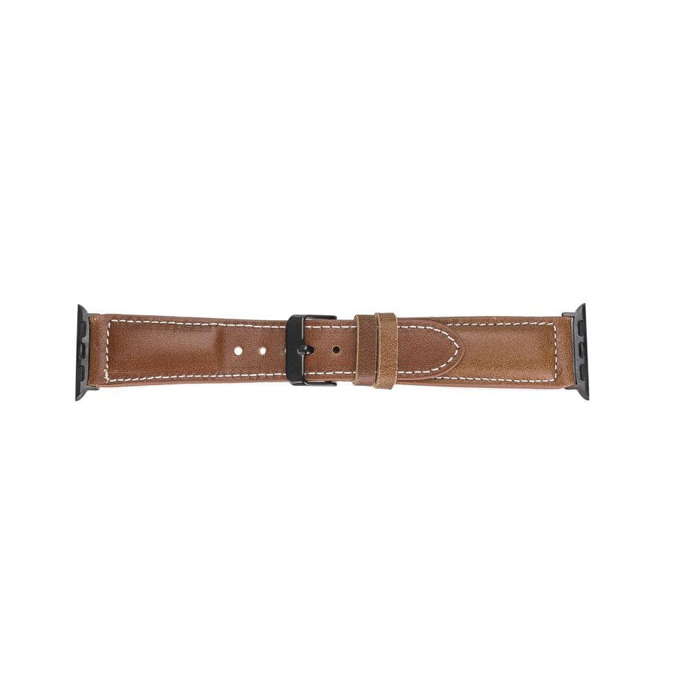 Watch Band Leather Apple Watch Bands - NM1 Classic Stitched Bouletta Shop