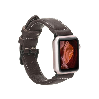 Watch Band Leather Apple Watch Bands - NM1 Classic Stitched Bouletta Shop