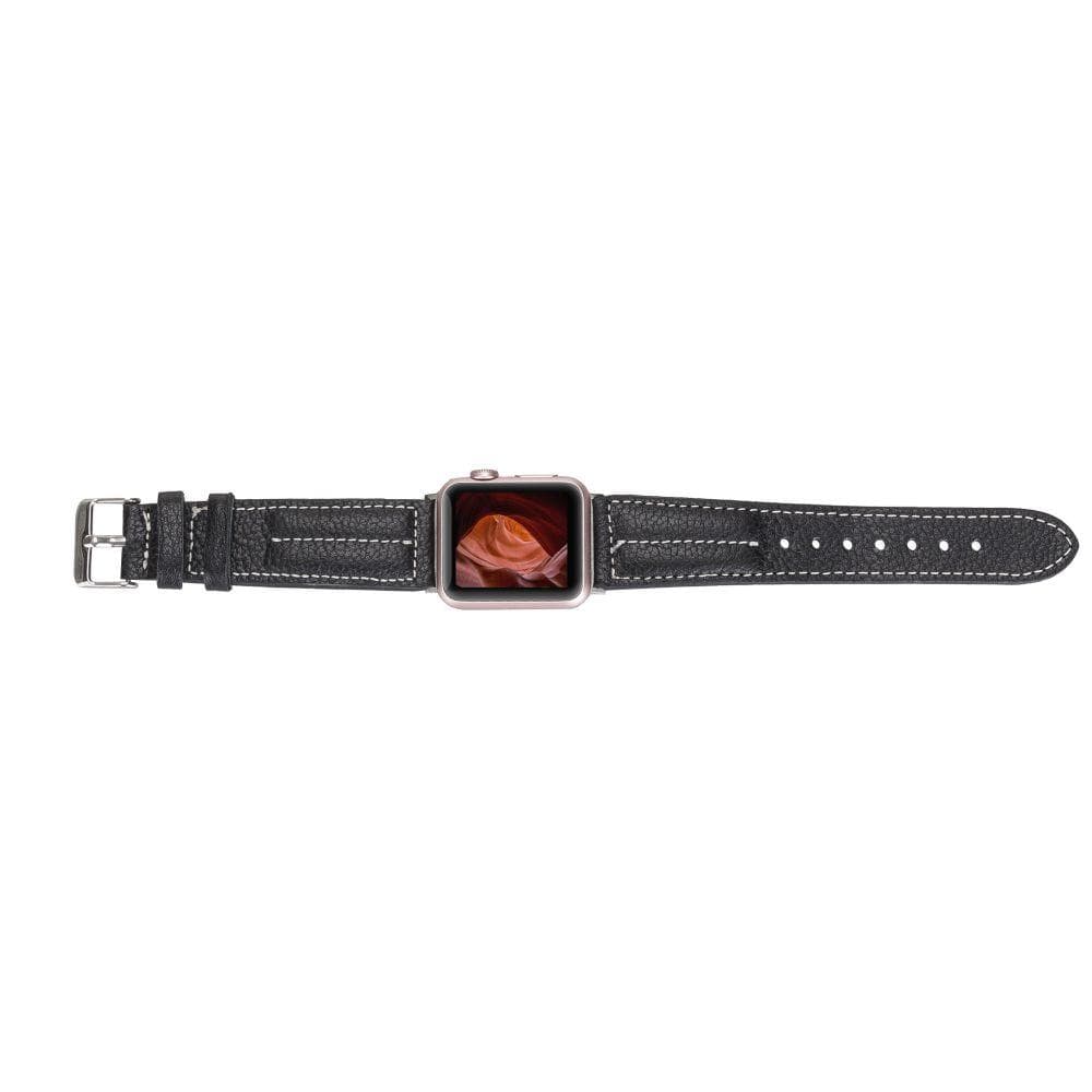 Watch Band Leather Apple Watch Bands - NM3 Classic Stitched Bouletta Shop